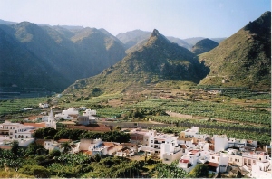 Blick auf Los Silos und das Teno-Gebirge